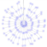 Vidaxl Christmas Lighting Fireworks 140 Blue LEDS 17 cm