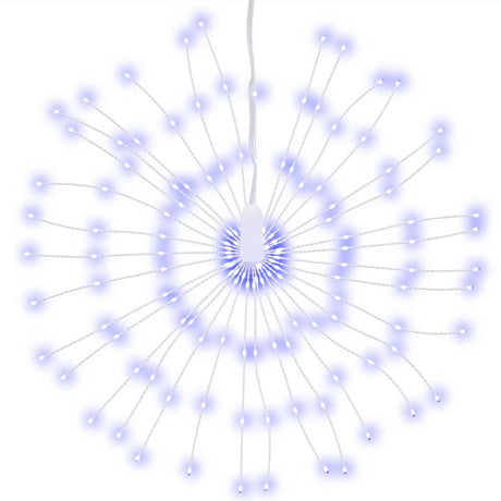 Vidaxl Christmas Lighting Fireworks 140 Blue LEDS 17 cm