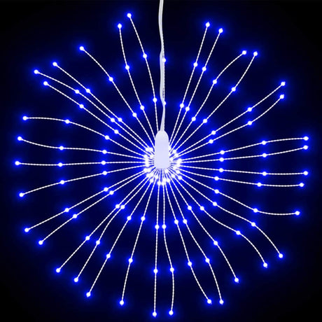 Vidaxl Christmas Lighting Fireworks 140 Blue LEDS 17 cm