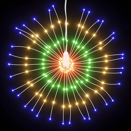 Vidaxx lumières de Noël feu d'artifice 140 LED multicolores 17 cm