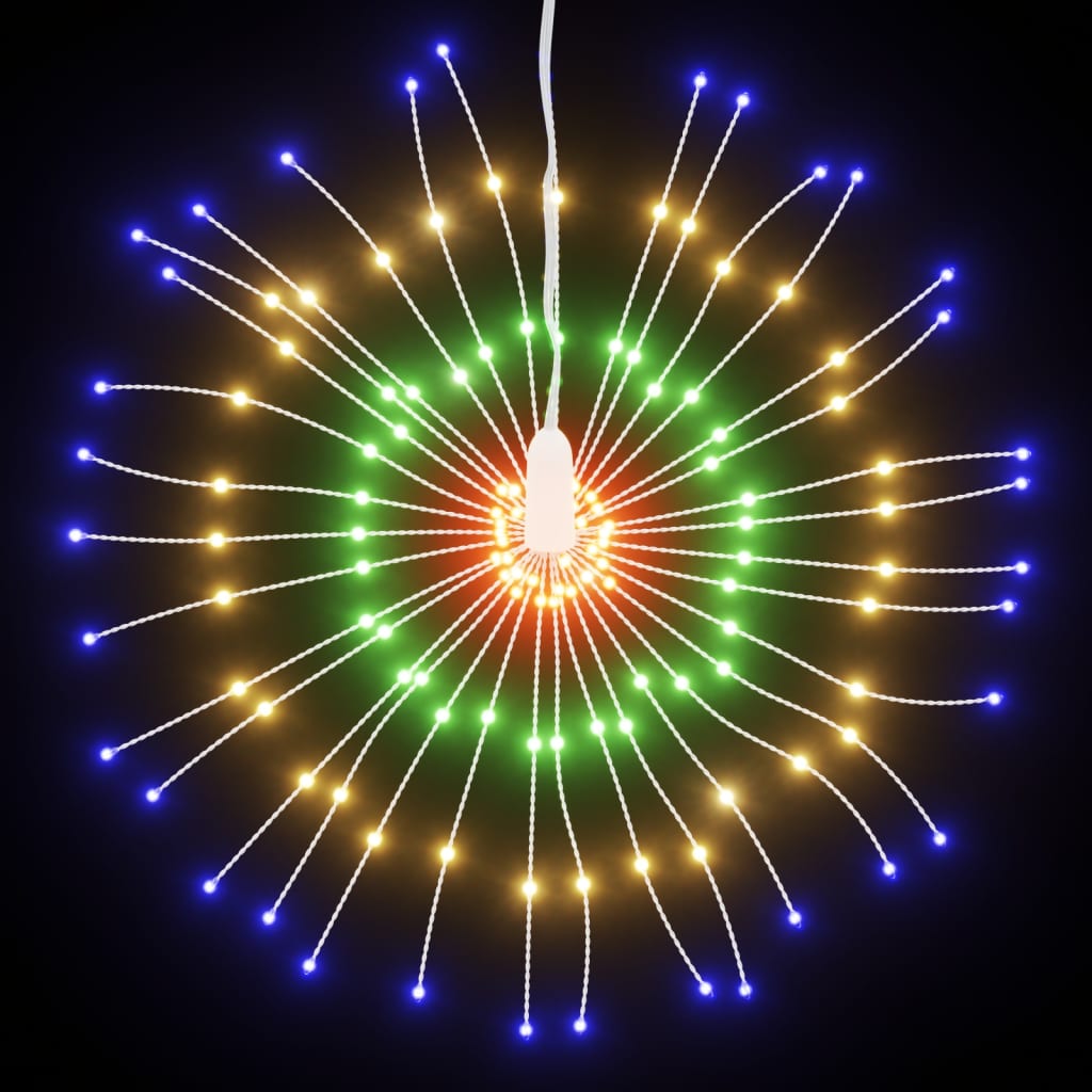 Vidaxl Weihnachtsbeleuchtungsfeuerwerk 140 mehrschwerte LEDs 17 cm