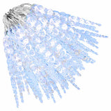 VidaXL Lumières de Noël Glaçons 200 LED Blanc Froid 20 m Acrylique PVC