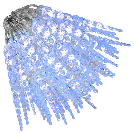 VidaXL Lumières de Noël glaçons 200 LED bleues 20 m PVC acrylique
