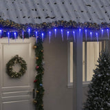 VidaXL Lumières de Noël glaçons 200 LED bleues 20 m PVC acrylique