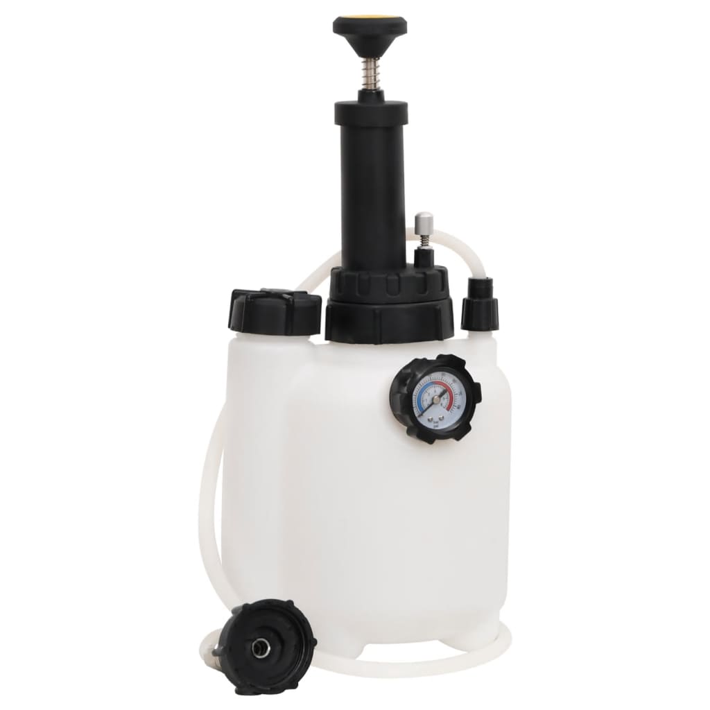 Vidaxxl purgeur de frein 3 l blanc et noir