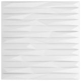 Vidaxl 24 st panneaux muraux pierre 6 m² 50x50 cm xps blanc