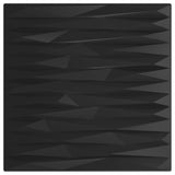 VidaXL 24 pcs panneaux muraux pierre 6 m² 50x50 cm xps noir