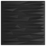 Vidaxl 48 paneles de pared de piedra 12 m² 50x50 cm XPS negro