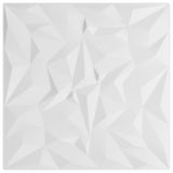 Vidaxl 24 stage de paroi Amethyst 6 m² 50x50 cm xps blanc