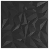 Vidaxx 12 pcs panneaux muraux améthyste 3 m² 50x50 cm xps noir