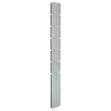 Vidaxl Fence Posts 10 St 180 cm galvanizované ocelové stříbrné barvy