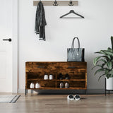 Vidaxx banc à chaussures 102x35x55 cm bois traité, chêne fumé