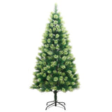 Vidaxl Kunstkerstboom med hengsler og standard 210 cm