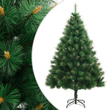 Vidaxl Kunstkerstboom avec des charnières et standard 210 cm
