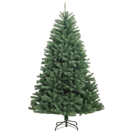 VidaXL Sapin de Noël artificiel avec charnières et support 180 cm vert