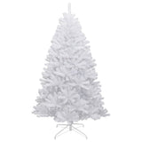 Vidaxl kunstkerstboom avec des charnières et neige 210 cm