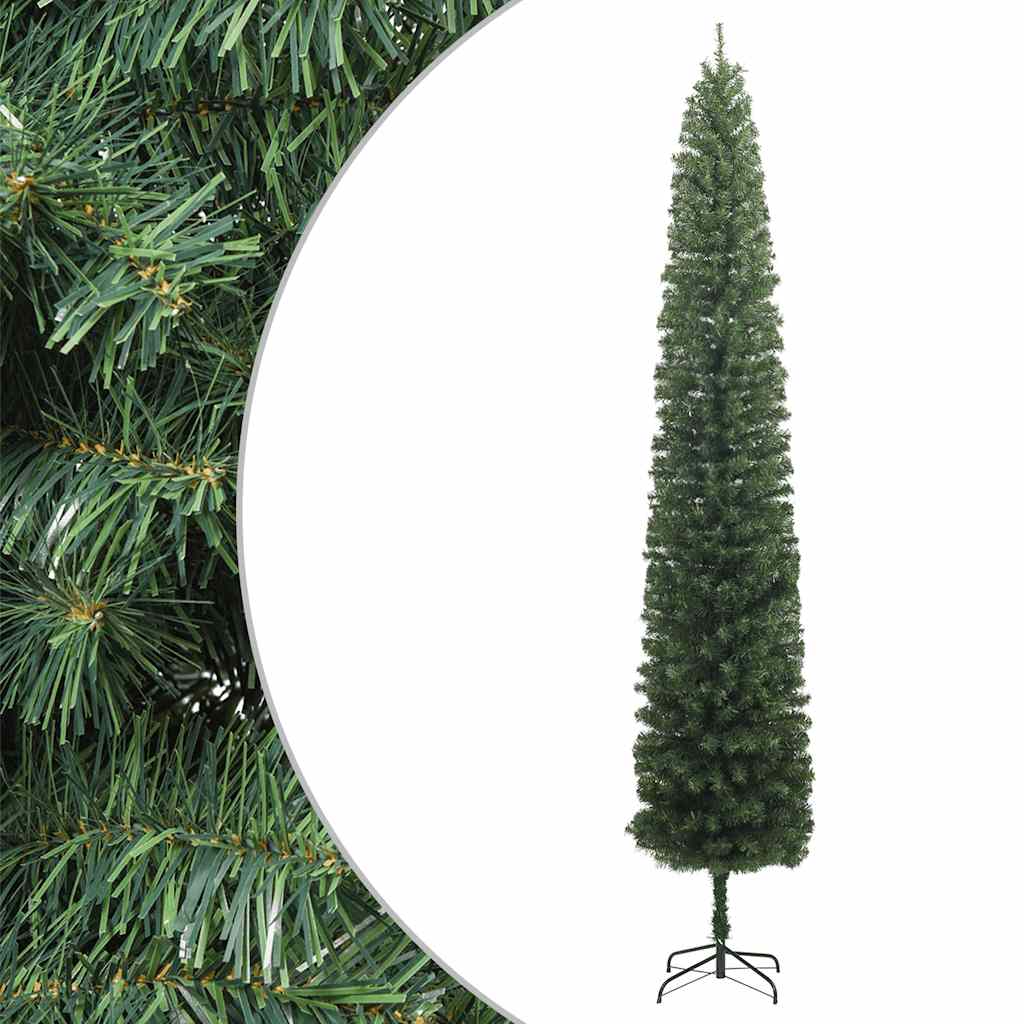 Vidaxl kunstkerstboom étroit avec un PVC standard de 270 cm