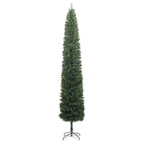 Vidaxl kunstkerstboom wąski ze standardowym 270 cm PVC