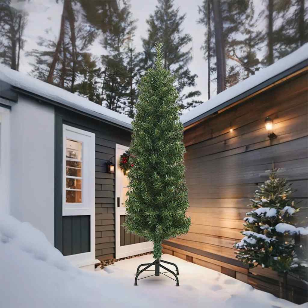 Vidaxl kunstkerstboom étroit avec un PVC standard de 270 cm