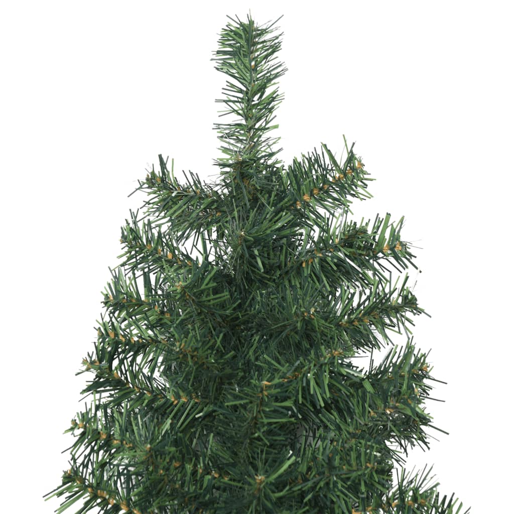 Vidaxl kunstkerstboom wąski ze standardowym 270 cm PVC