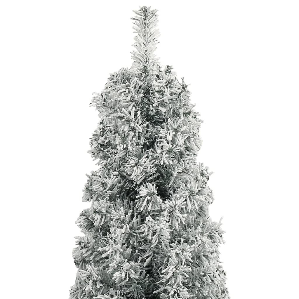 Vidaxl Kunstkerstboom estrecho con PVC estándar y nieve de 300 cm