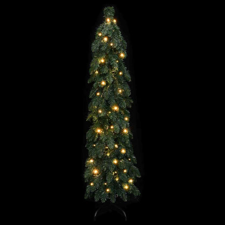 VidaXL Sapin de Noël artificiel avec éclairage 60 LED 120 cm