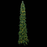 VidaXL Sapin de Noël artificiel avec éclairage 100 LED 180 cm