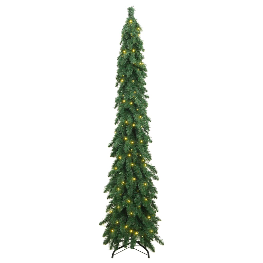 VidaXL Sapin de Noël artificiel avec éclairage 100 LED 180 cm