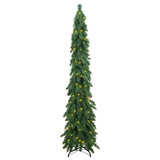 Vidaxl kunstkerstboom avec l'éclairage 130 LED 210 cm