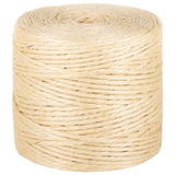Corde vidaxl 4 mm 50 m 100% sisal