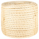 Vidaxl tau 14 mm 25 m 100% sisal