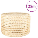 Corde vidaxl 20 mm 25 m 100% sisal