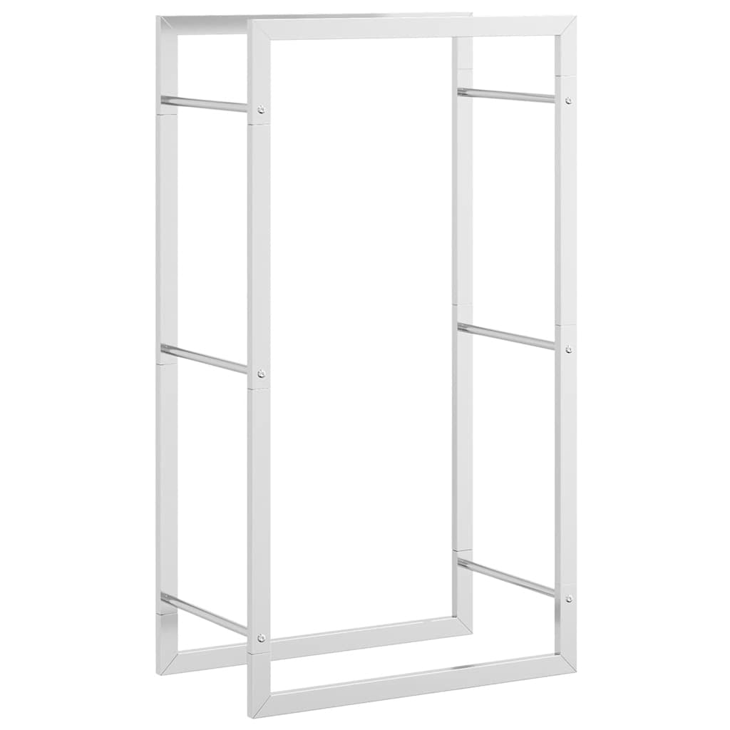 Vidaxx support à bois de chauffage 50x28x94 cm en acier inoxydable