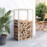 Vidaxx support à bois de chauffage 50x28x94 cm en acier inoxydable