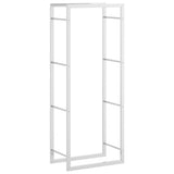 Vidaxx support à bois de chauffage 50x28x132 cm en acier inoxydable