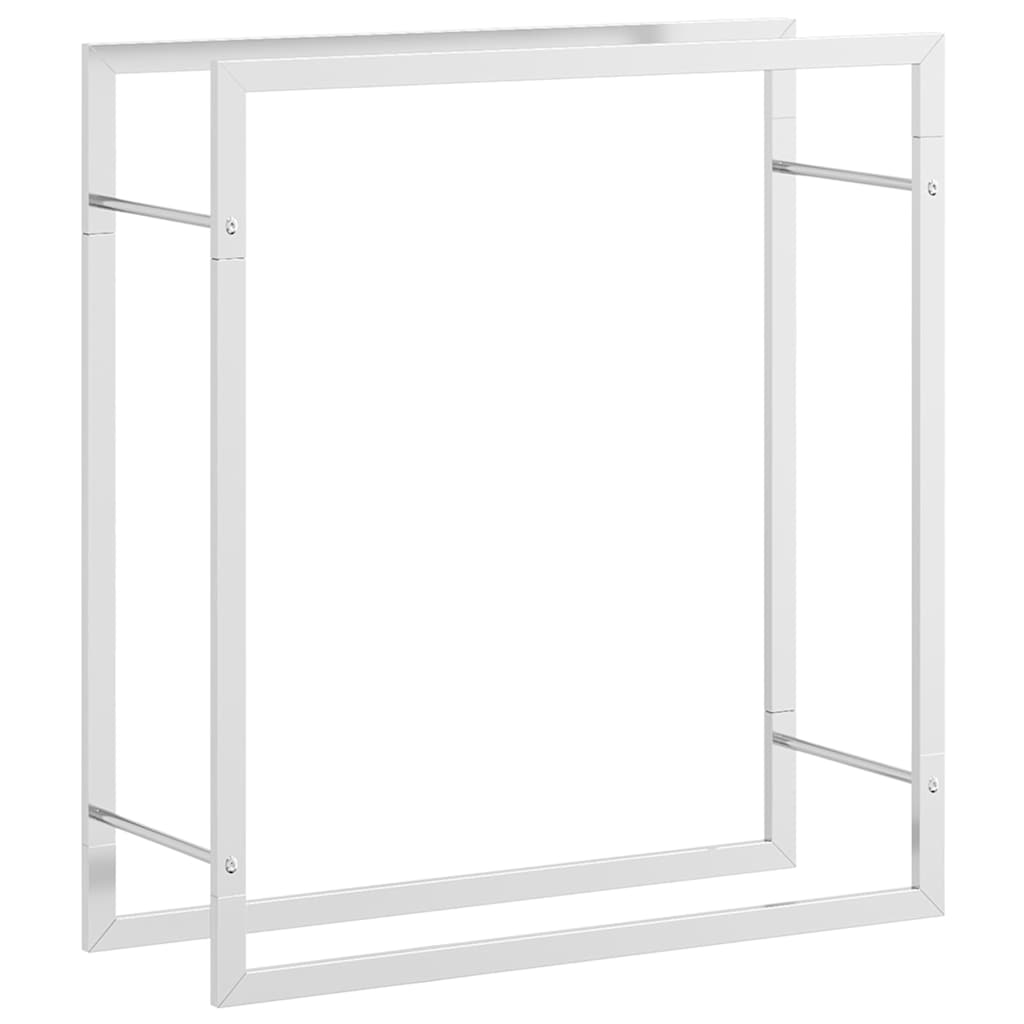 Vidaxx support à bois de chauffage 80x28x86 cm en acier inoxydable