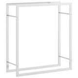 Vidaxx support à bois de chauffage 80x28x86 cm en acier inoxydable