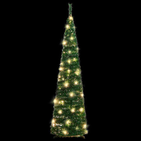 VidaXL Sapin de Noël artificiel pop-up 50 LED 120 cm vert