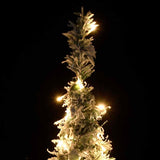VidaXL Sapin de Noël artificiel pop-up avec neige 150 LED 180 cm