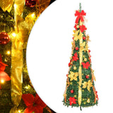 Vidaxl Kunstkerstboom pop-up 50 LEDS 120 cm vert