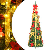 Vidaxl Kunstkerstboom pop-up 100 LEDS 150 cm vert