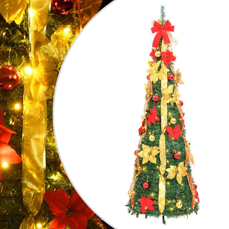 Vidaxl Kunstkerstboom pop-up 100 LEDS 150 cm vert