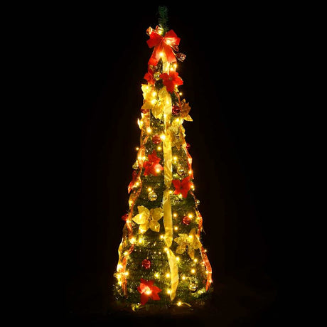 Vidaxl Kunstkerstboom Pop-up 150 LEDS 180 cm vert