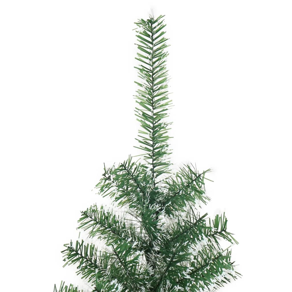 Vidaxl kunstkerstboom avec neige 120 cm vert