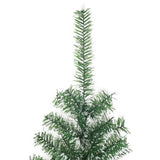 Vidaxl kunstkerstboom avec neige 120 cm vert