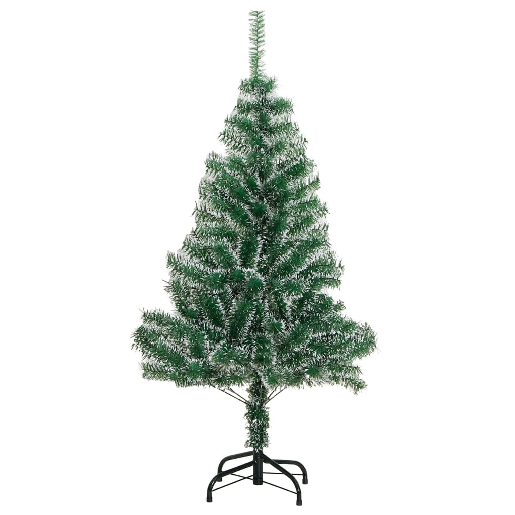 VidaXL Sapin de Noël artificiel avec neige 150 cm vert