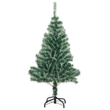 VidaXL Sapin de Noël artificiel avec neige 150 cm vert