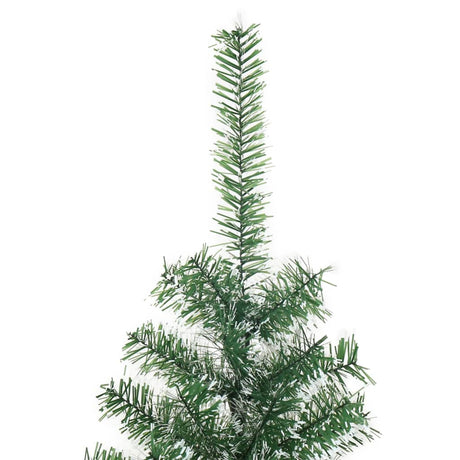 VidaXL Sapin de Noël artificiel avec neige 150 cm vert