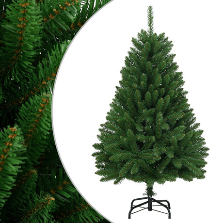 VidaXL Sapin de Noël artificiel avec charnières et support 150 cm