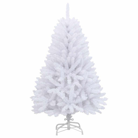 Vidaxx sapin de Noël artificiel avec charnières et support 120 cm blanc